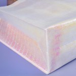 Sacs en tissu non tissé laser personnalisée, emballage d'achat pliant à main en tissu non tissé